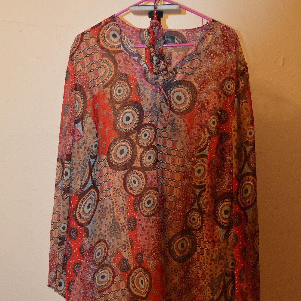 Over shirt with small bag